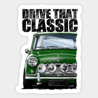 Drive that Classic 1960’s Mini Cooper Sticker